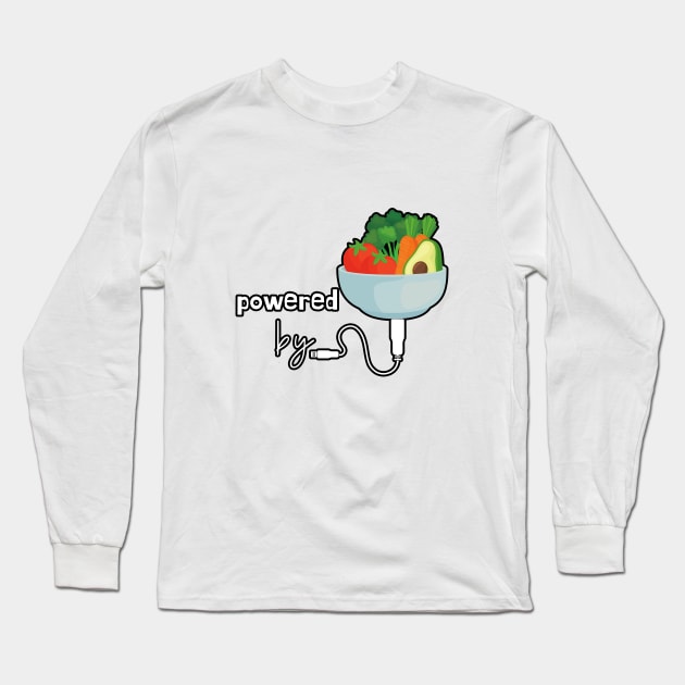 Powered by Plants Long Sleeve T-Shirt by leBoosh-Designs